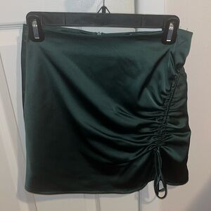 Kendall X Kylie forest green skirt! The length & quality are spectacular!